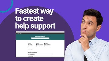 How to build a Knowledge base, FAQ page and help Center  with Siedesk.com
