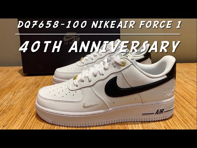 Buy Air Force 1 '07 LV8 '40th Anniversary - White Black' - DQ7658 100