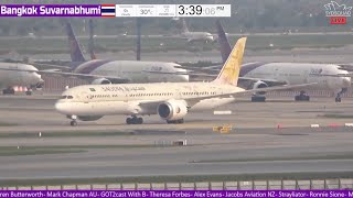 🔴 LIVE - Bangkok Suvarnabhumi Airport Plane Spotting + ATC with Tim!🔴 SydSquad Thailand