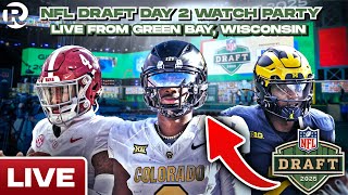 🚨 NFL Draft 2025 Day 2 Watch Party LIVE From Radio Row in Green Bay 🏈