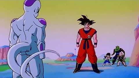 Freezer recuerda a Bardock al ver a Goku en Namekusei-DBZ