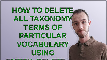 Drupal: How to delete all Taxonomy terms of particular vocabulary using entity_delete_multiple?
