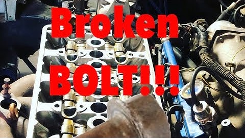 How to: Remove Broken Bolt in Cylinder Head! Or any Broken bolt using Amazon Extractor Set!