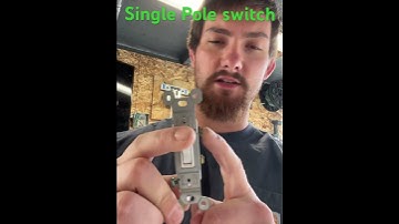 Single Pole switch? The basics #education #electrician