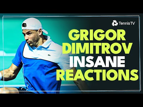 Grigor Dimitrov INSANE Reactions vs Alexander Zverev | Miami 2024