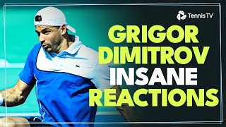 Grigor Dimitrov INSANE Reactions vs Alexander Zverev | Miami 2024