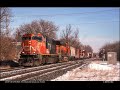 RAILREEL "Long & Short CN OSR Beachville Ontario Jan 4 2022