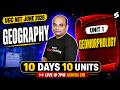 UGC NET Geography Classes 2026 | UGC NET Geography Unit 1 | Geomorphology UGC NET By Ashish Sir