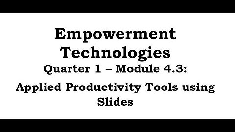 Lesson 3 Working with Slides