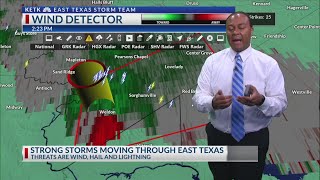 Tornado confirmed on the ground south of Lovelady