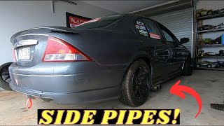 Budget Drift AU Gets Proper Side Pipes And Rear Suspension Adjustment!