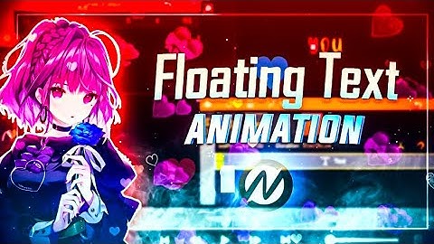 Floating Text Animation // Node Video // Tutorial