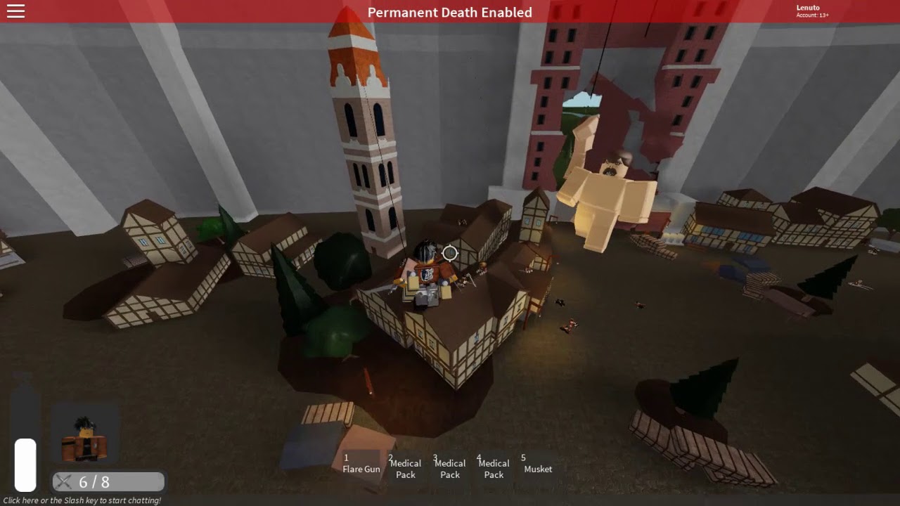 Roblox Attack On Titan Universe Trost Activity Event By Lenuto - attack on sin 2 roblox