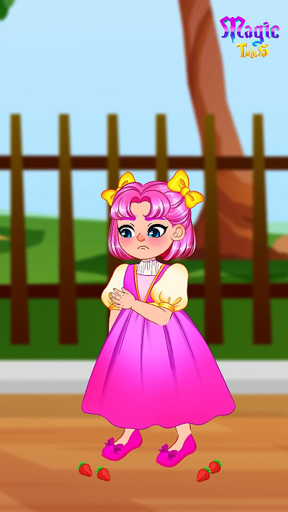 Princess with Strawberry Hair | Moral Lesson #shorts #viral #fairytalesshorts #fairytales