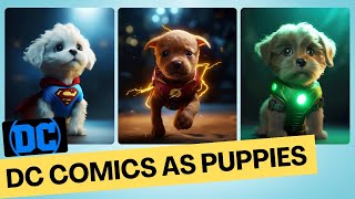 DC Comics Characters as Puppies | Reimagined with Midjourney