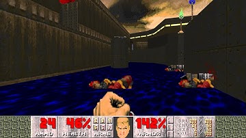 Doom II Hell on Earth - Map03 - The Gauntlet - UV Difficulty [HD]
