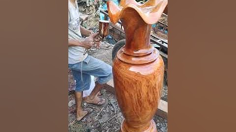 Quy trình sơn PU ( sơn lục bình ) gỗ giả gõ