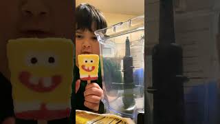 SpongeBob popsicle milkshake￼