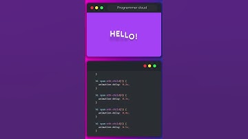 Create Cool Text Animation Design with HTML & CSS #html #css #textanimation #webdesign