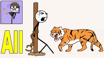 Thief Draw: Escape Puzzle (WEEGOON) - The Puzzle Game - All Levels1-70 Gameplay Walkthrough