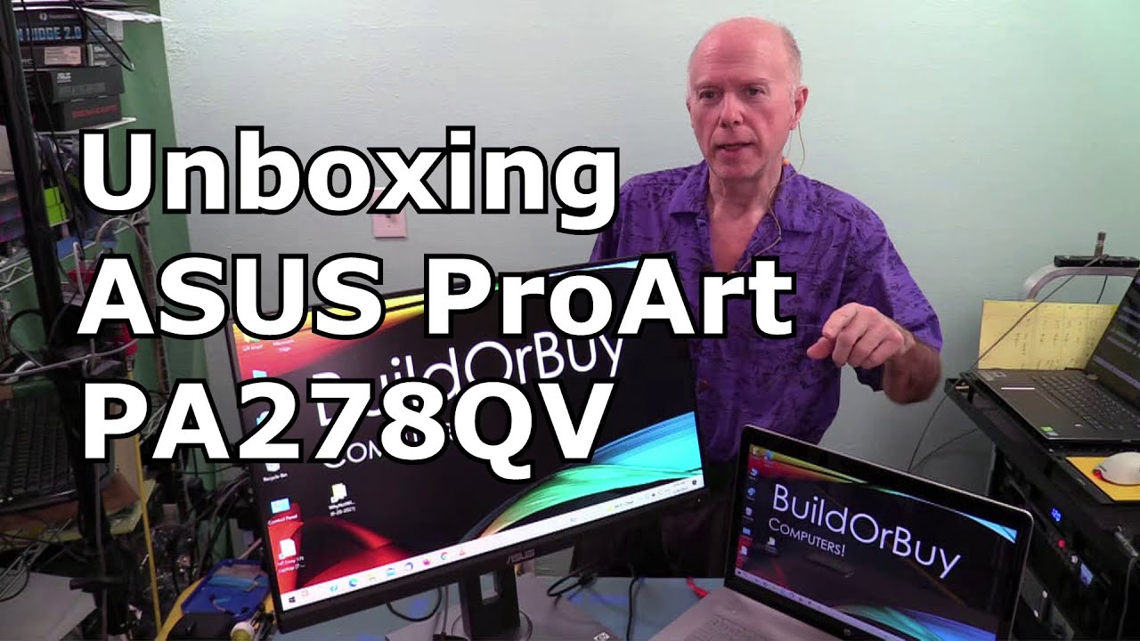 Unboxing ASUS ProArt PA278QV Monitor Entry Level Color Matching and Color  Grading 