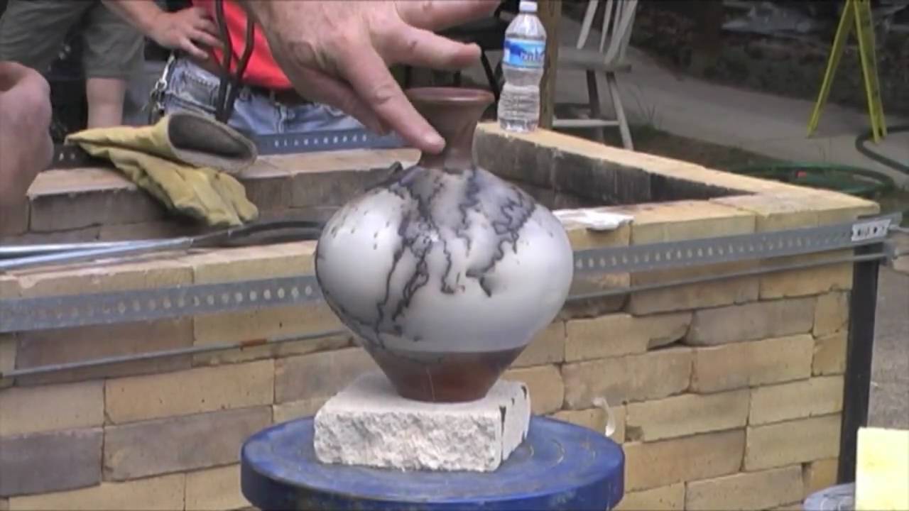Riggs Horsehair Raku Demo - YouTube