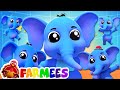 象指家族 | 童謡 の動画 | 赤ちゃん | Farmees Japan | アニメーション