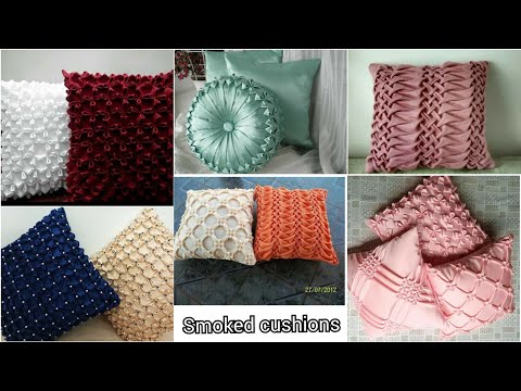 smoked Satin/Silk throw pillow cushions cover Designs/decorative cushions Idea's/handmade
