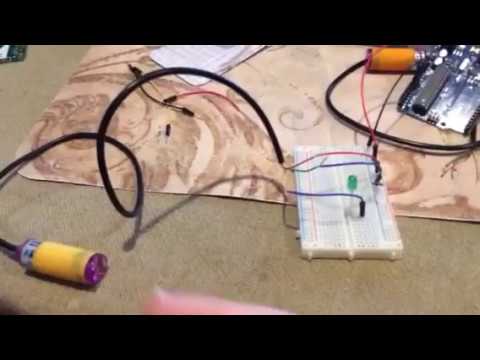 IR Sensor Switch With NO Arduino Code E18-D80NK - YouTube