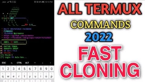 ALL Termux commands 2022 Fast cloning