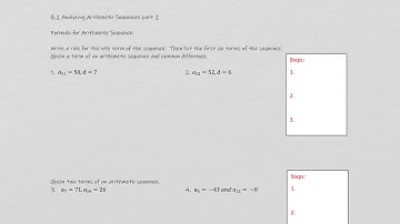 8.2 Arithmetic Sequences Part 2