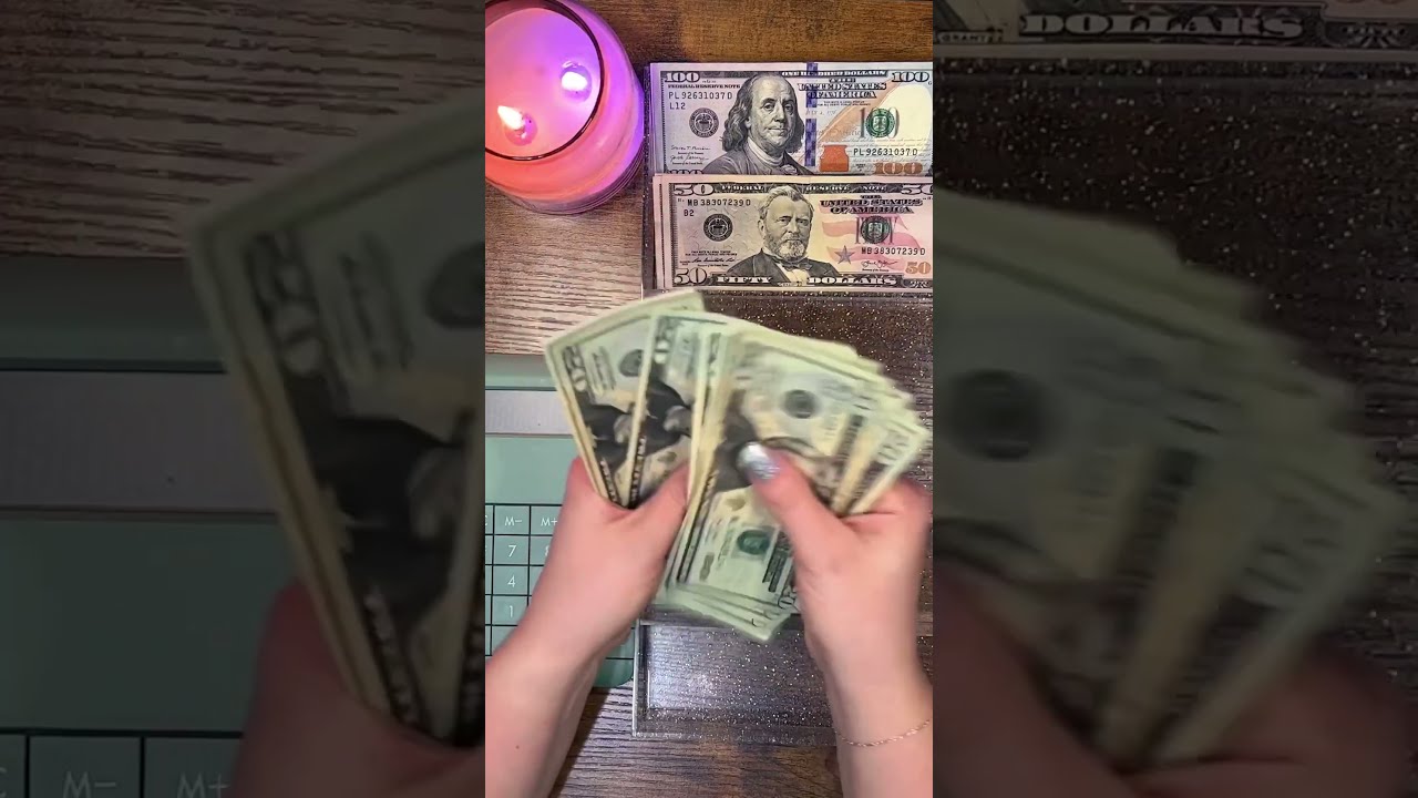 On Wednesday S We Count Cash Asmr Asmrsounds Cashstuffing Cashenvelopesystem Cashenvelopes