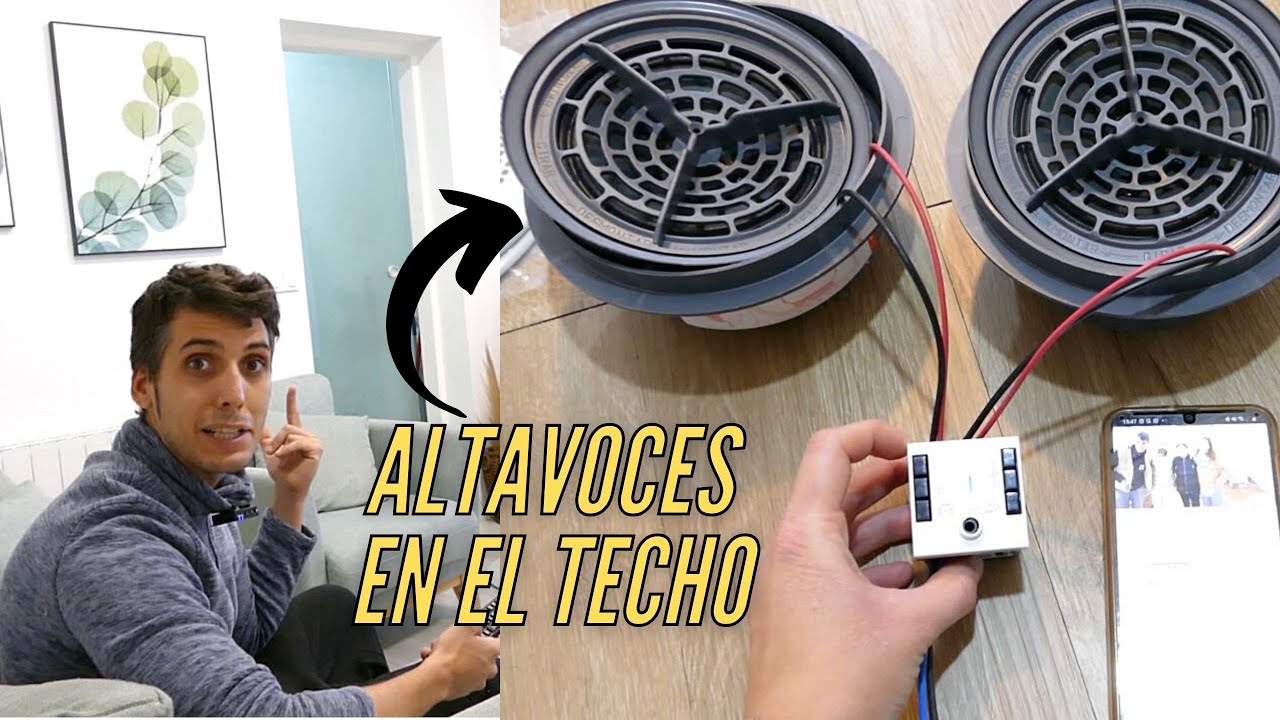 Set 2 Altavoces Techo 6.5' Bluetooth