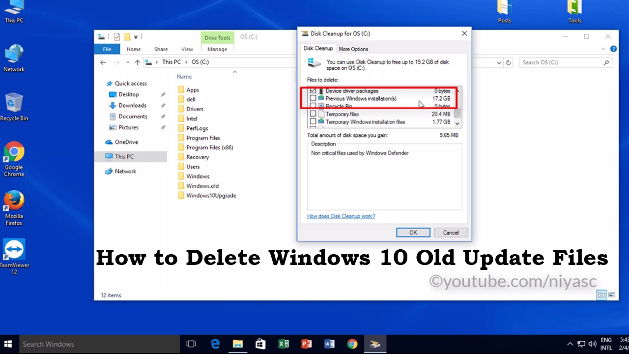 how to modify file delete options in microsoft