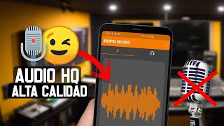 🔴 Como Grabar AUDIO de ALTA calidad sólo con tu CELULAR Android screenshot 1