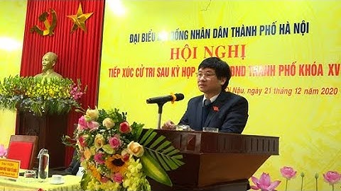 Đại biểu HĐND thành phố Hà Nội tiếp xúc cử tri huyện Thạch Thất sau kỳ họp thứ 18