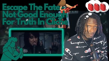 Escape The Fate - Not Good Enough For Truth In Cliche (Official Music Video) "FIRE" Simply Reactions