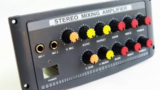 Stereo mixing Amplifier mic echo by NELC