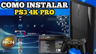 Como instalar o PS3 4K PRO no PS3 HEN 