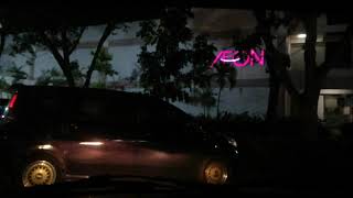 night view on aeon air keroh melaka and melaka mall melaka,mbmb part place also malacca ( 21.3.2021)