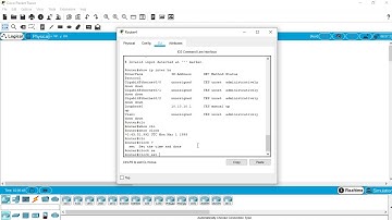 Time: Manual Clock Setting - Cisco Packet Tracer
