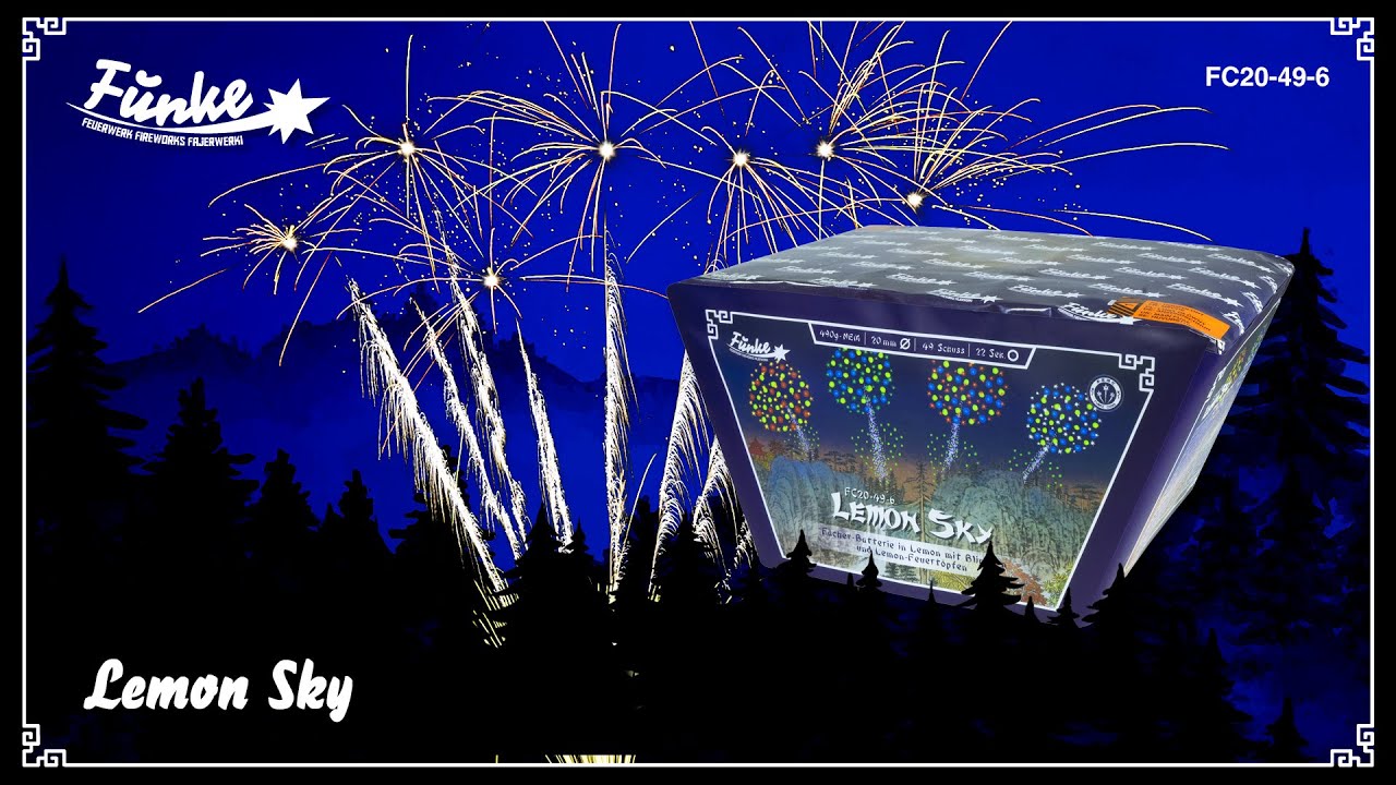 "Lemon Sky" - 49sh 20mm Lemon + strobe effects [Batch 2024]