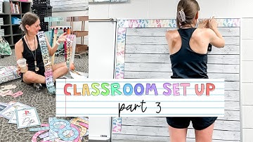 CLASSROOM SET UP part 3 | decor bundle