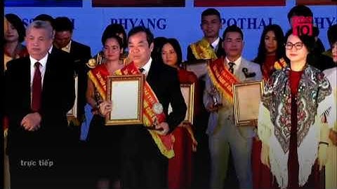 Lễ trao giải thưởng sản phẩm vàng vì sức khoẻ cộng đồng