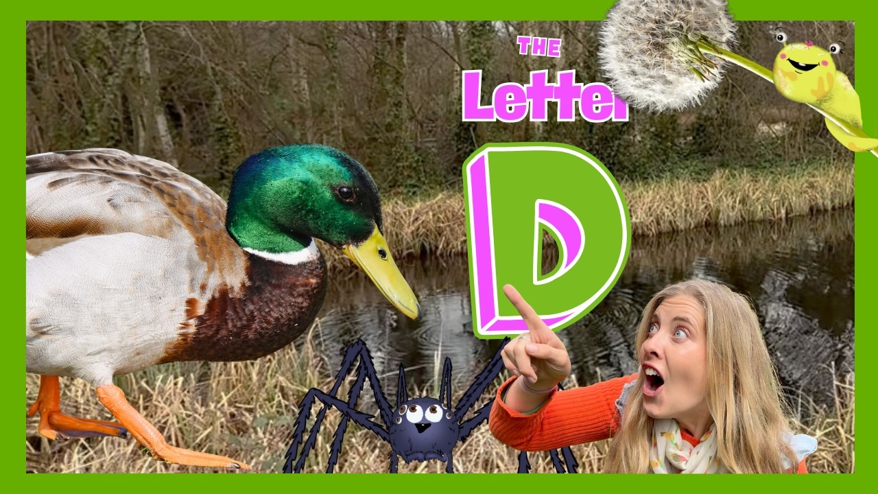 Утки для детей | Рассказывание историй | Игры | Обучение через природный алфавит и прекрасные вод...