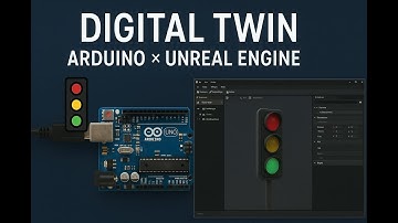 Digital Twin | Real-time Traffic Light Simulation using Arduino & Unreal Engine