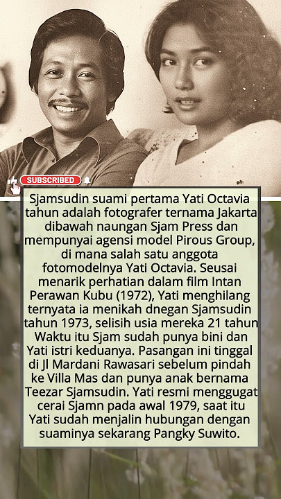 YATI OCTAVIA'S FIRST HUSBAND