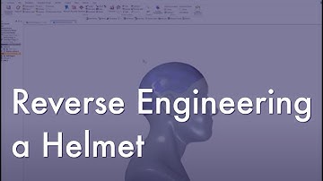Reverse engineering scanned data to create a helmet