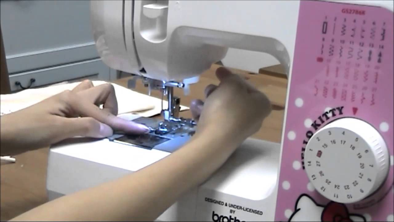 [brother] 機械式縫紉機 - 短片教學5 鈒骨、挑腳