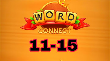 WORD CONNECT level 11 12 13 14 15